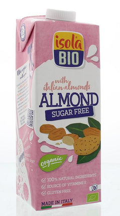 Isola Bio Amandeldrank ongezoet bio verpakking