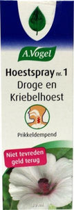 A Vogel Hoestspray droge hoest en kriebelhoest