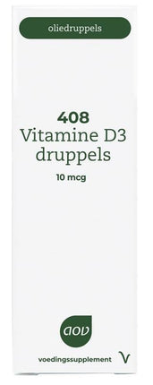 AOV 408 Vitamine D3 druppels 10mcg