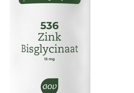 AOV 536 Zink bisglycinaat 15mg
