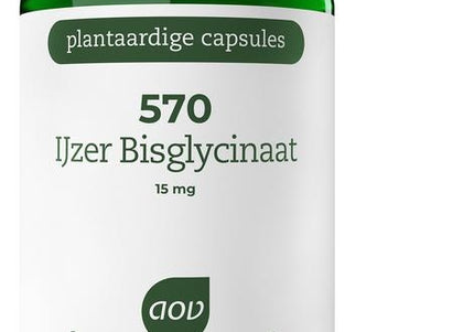 AOV 570 IJzer bisglycinaat 15mg