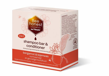 Bee Honest Shampoobar bergamot & bijenwas