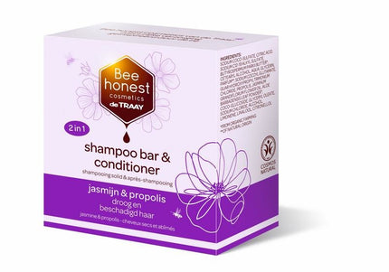 Bee Honest Shampoobar jasmijn & propolis