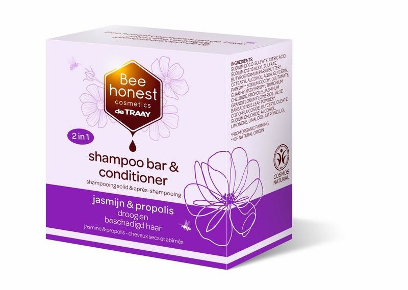 Bee Honest Shampoobar jasmijn & propolis