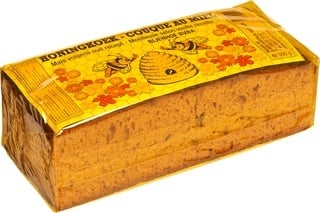Bijenhof Honingkoek gesneden