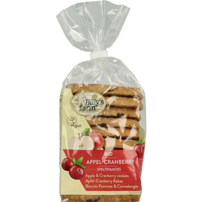 Billy'S Farm Appel cranberry staafjes