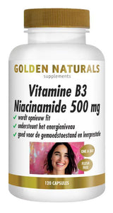 Golden Naturals Vitamine B3 Niacinamide 500 mg
