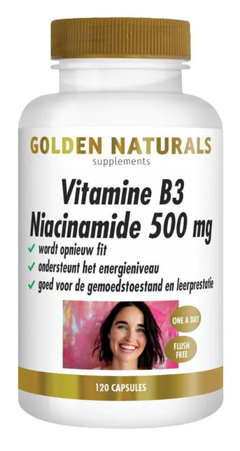 Golden Naturals Vitamine B3 Niacinamide 500 mg