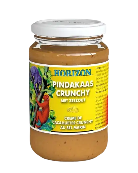 Horizon Pindakaas crunchy met zeezout