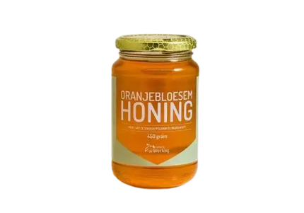 Werkbij Oranjebloesemhoning
