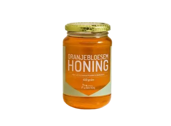 Werkbij Oranjebloesemhoning