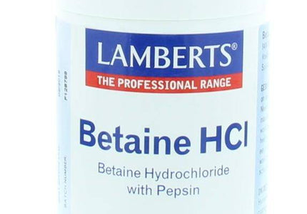 Lamberts Betaine HCL 324mg/Pepsine 5mg