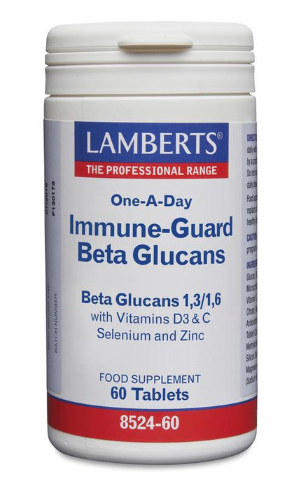 Lamberts Immune-Guard betaglucanen en D3, C, selenium, zink