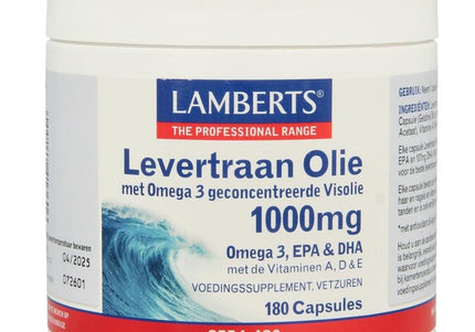 Lamberts Levertraanolie 1000mg