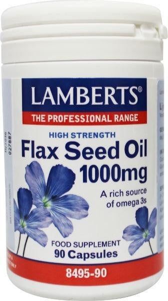 Lamberts Lijnzaadolie (flaxseed oil) 1000mg