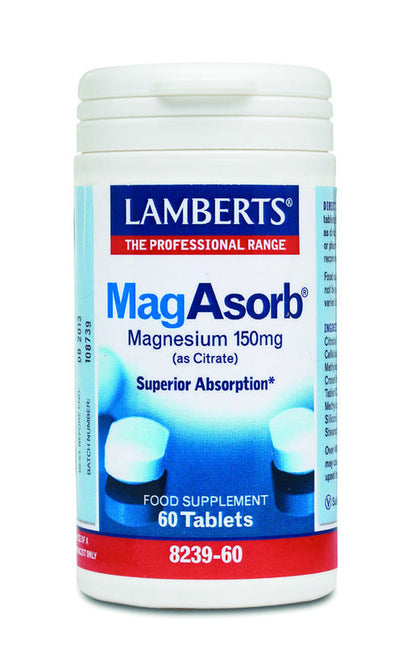 Lamberts MagAsorb (magnesium citraat) 150mg