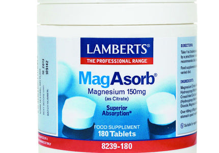 Lamberts MagAsorb (magnesium citraat) 150mg