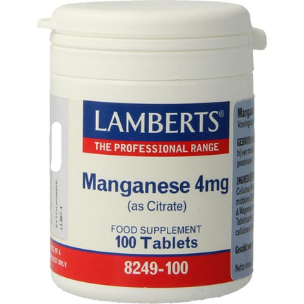 Lamberts Mangaan (manganese) 4mg