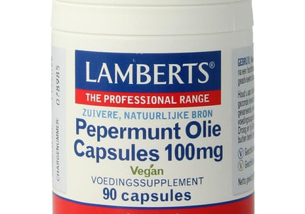Lamberts Pepermuntolie 100mg