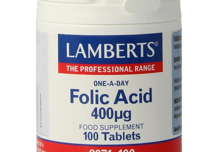Lamberts Vitamine B11 400mcg (foliumzuur)