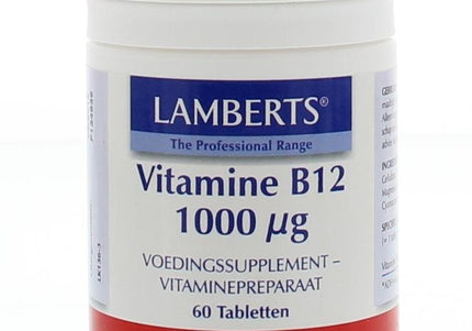 Lamberts Vitamine B12 1000mcg (cyanocobalamine)