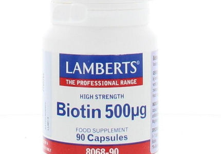Lamberts Vitamine B8 500mcg (biotine)
