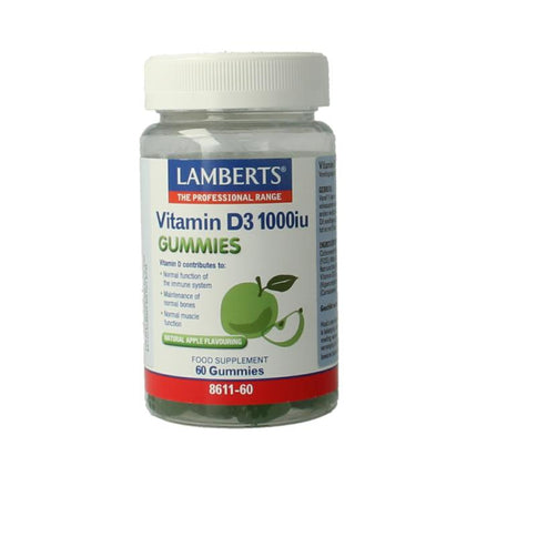Lamberts Vitamine D3 1000IE 25mcg gummies