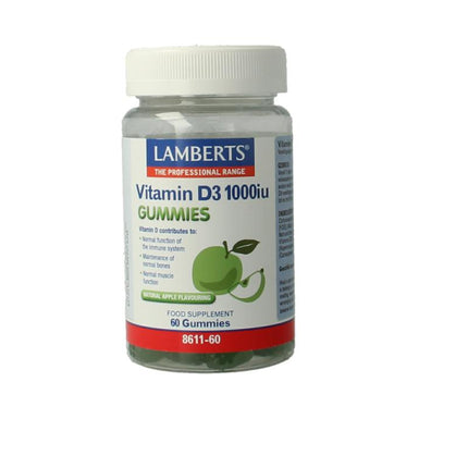Lamberts Vitamine D3 1000IE 25mcg gummies