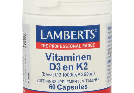 Lamberts Vitamine D3 1000IE en K2 90mcg