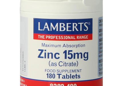 Lamberts Zink citraat 15mg