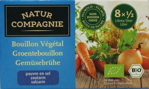 Natur Compagnie Groentebouillon zonder zout bio