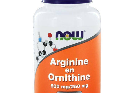 NOW Arginine & Ornithine 500/250 mg