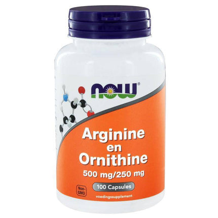 NOW Arginine & Ornithine 500/250 mg