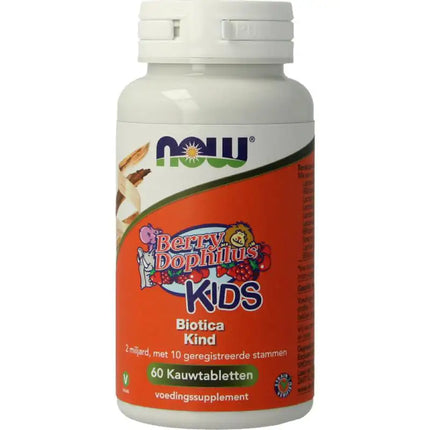 NOW Berry Dophilus™ Kids probiotica kind