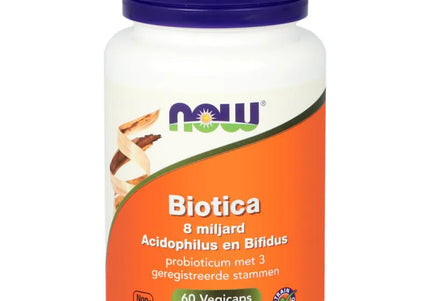 NOW Biotica 8 miljard acidophilus en bifidus