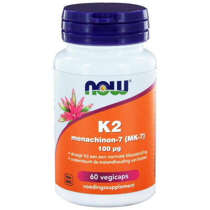 NOW K2 Menachinon-7 (MK-7) 100 mcg