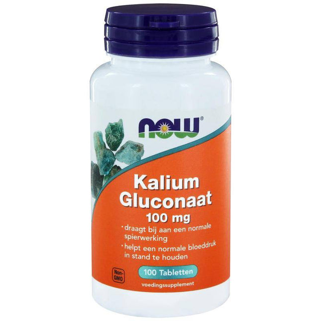 NOW Kalium gluconaat 100mg