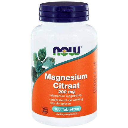 NOW Magnesium citraat 200mg