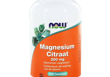NOW Magnesium citraat 200mg