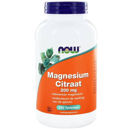 NOW Magnesium citraat 200mg
