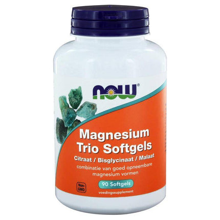 NOW Magnesium trio softgels