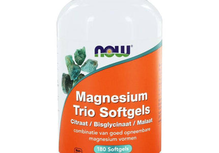 NOW Magnesium trio softgels