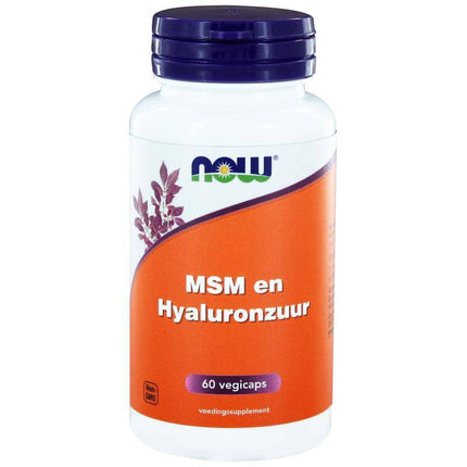 NOW MSM 450 mg en Hyaluronzuur 50 mg