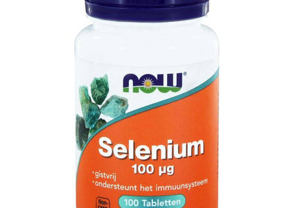 NOW Selenium gistvrij 100 mcg