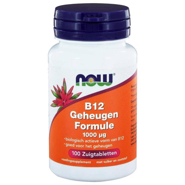 NOW Vitamine B12 geheugenformule 1000 mcg