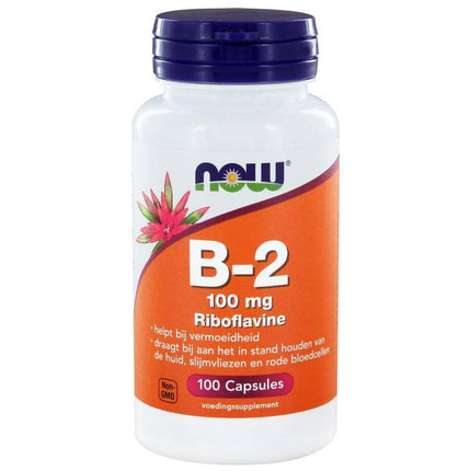 NOW Vitamine B2 100mg