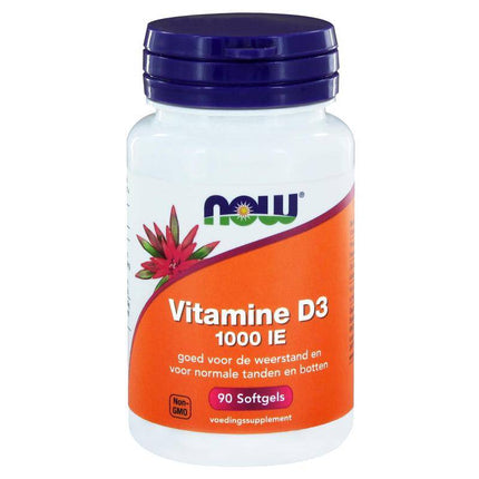 NOW Vitamine D3 1000IE