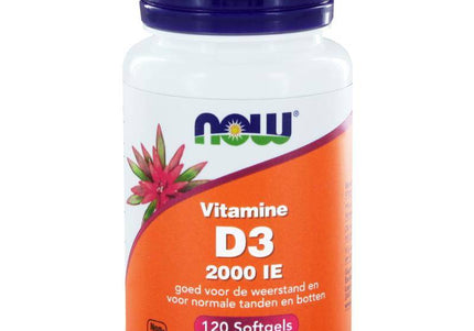 NOW Vitamine D3 2000IE
