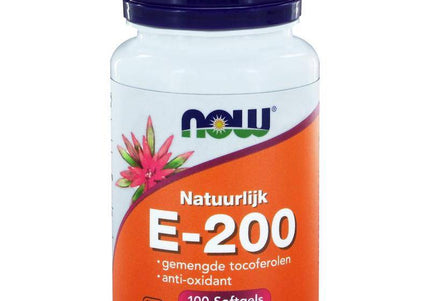 NOW Vitamine E-200 natuurlijke gemengde tocoferolen