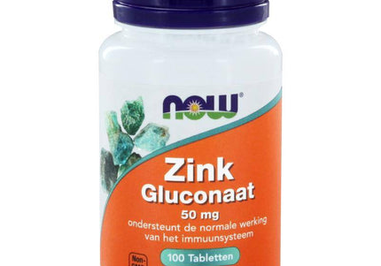 NOW Zink gluconaat 50mg